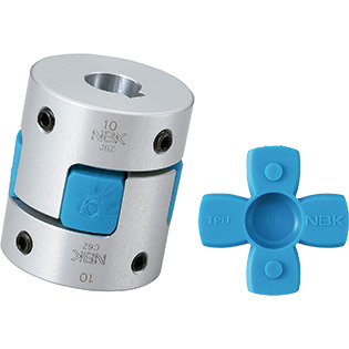 NBK MJC-55-ERD-19-20 Jaw Flexible Coupling Bore Diameters 19 mm and 20 mm Set Screw Type Aluminum A2017 NBK MJC-55-ERD-19-20 Jaw Flexible Coupling Bore Diameters 19 mm and 20 mm Set Screw Type Aluminum A2017