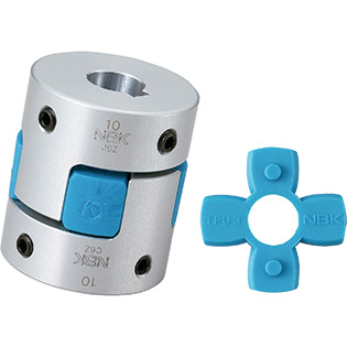 Aluminum A2017 28 mm and 38 mm Bore Diameters Set Screw and Key Type NBK MJC-65K-RD-28-38 Jaw Flexible Coupling Aluminum A2017 28 mm and 38 mm Bore Diameters Set Screw and Key Type NBK MJC-65K-RD-28-38 Jaw Flexible Coupling
