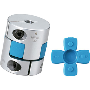 NBK MJC-55-EWH-3/8-15/16 Jaw Flexible Coupling Bore Diameters 3/8 and 15/16 Set Screw Type NBK MJC-55-EWH-3/8-15/16 Jaw Flexible Coupling Bore Diameters 3/8 and 15/16 Set Screw Type