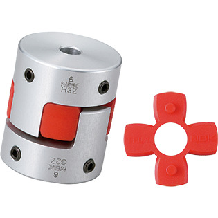 Set Screw Type Aluminum A2017 Bore Diameters 18 mm and 19 mm NBK MJC-65-RD-18-19 Jaw Flexible Coupling Set Screw Type Aluminum A2017 Bore Diameters 18 mm and 19 mm NBK MJC-65-RD-18-19 Jaw Flexible Coupling