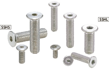 SSHS-M8 | Socket Head Cap Screws with Ultra Low Profile - SUSXM7 | NBK SSHS-M8 | Socket Head Cap Screws with Ultra Low Profile - SUSXM7 | NBK