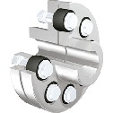 NBK MJC-55-EWH-3/8-15/16 Jaw Flexible Coupling Bore Diameters 3/8 and 15/16 Set Screw Type NBK MJC-55-EWH-3/8-15/16 Jaw Flexible Coupling Bore Diameters 3/8 and 15/16 Set Screw Type
