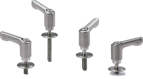 LDCMS-6-12-LW20-NI｜ミニクランプレバー - 平座金組み込みタイプ