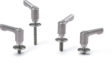 LDCMS-LWP-NI_ミニクランプレバー - 長穴用座金組み込みタイプ