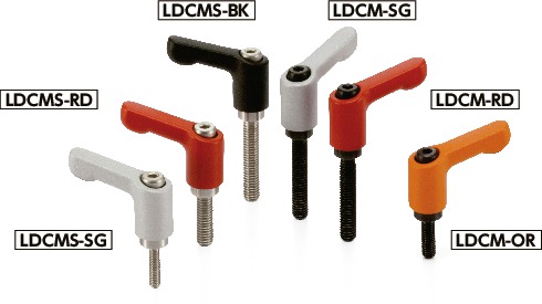 LDCMS-6-16-SG|ミニクランプレバー(おねじ) M(並目)ねじの LDCMS-6-16-SG|ミニクランプレバー(おねじ) M(並目)ねじの
