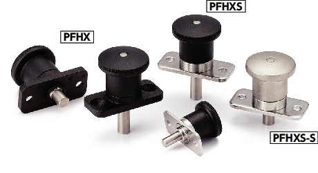 PFHXS-6-12-S｜フランジつきインデックスプランジャ