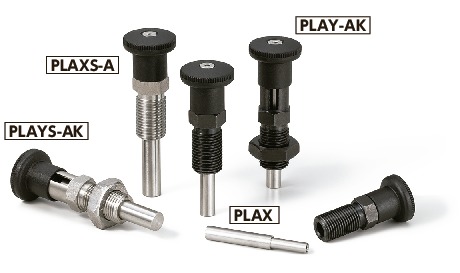 【激安通販 オンラインショップ】 PLAY-12-15-AK｜インデックスプランジャ ロックナットの有無 ボール