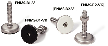 FNMS-80-M24-B1-VK｜レベリングアジャスタ（おねじ） - 六角頭つき