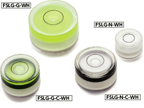FSLG-14-N-40-WH｜丸形水平器-組み込みタイプ D 14｜NBK【鍋屋
