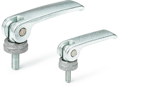 カムレバー（おねじ） - 固定タイプ - オールステンレス製 LWBMS82M830ANI LWBMS- 82-M 8-30-ANI 鍋屋バイテック(NBK)