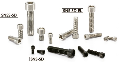 SNS-M3-SD｜六角穴付き小頭ボルト M(並目)ねじの呼び M3｜NBK【鍋屋バイテック会社】 TULDYS 100個 DIN912 M3 304 ステンレス鋼 六角穴付き六角頭キャップスクリューボルト M3*4-35mm(40