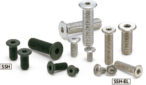 SSH-M10-25|六角穴付き極低頭ボルト M(並目)ねじの呼び M10 SSH-M10-25|六角穴付き極低頭ボルト M(並目)ねじの呼び M10