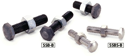 SSB-M8-40-B｜ストッパボルト - 頭部球面タイプ M(並目)ねじの