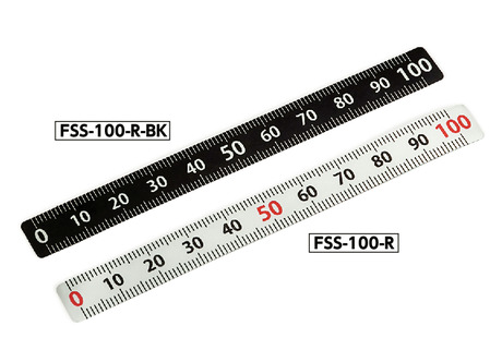 FSS-300-C-BK｜スケールステッカ（横型） L 308｜NBK【鍋屋