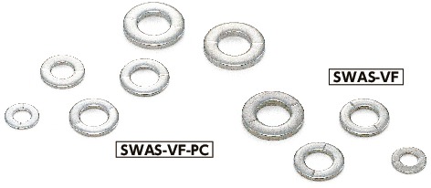 SWAS-3-VF｜座金（ガス抜き溝つき） 呼び 3｜NBK【鍋屋