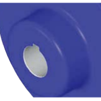 プーリー　テーパー穴　穴径約17～24mm　長さ約350mm　＃１３０ EA968A-30｜106mm [２本構]Ｖプーリー(A,AX)のページ -